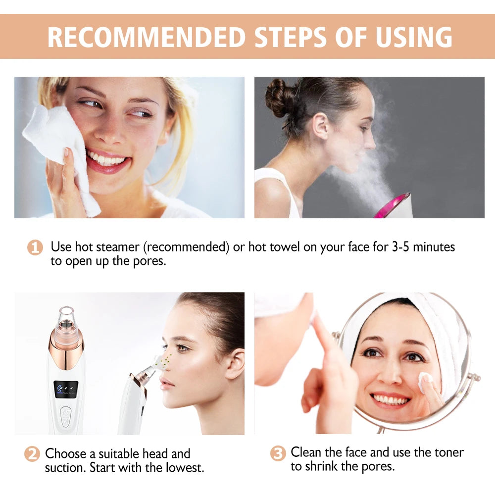 electric black head remover